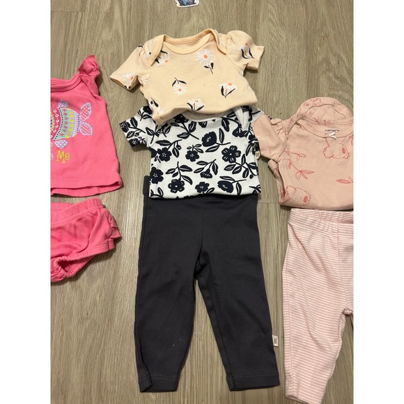 Mixed Baby Girls 3M Bodysuits Rompers Sleepers‎ Outfits Spring Lot - Picture 6 of 16